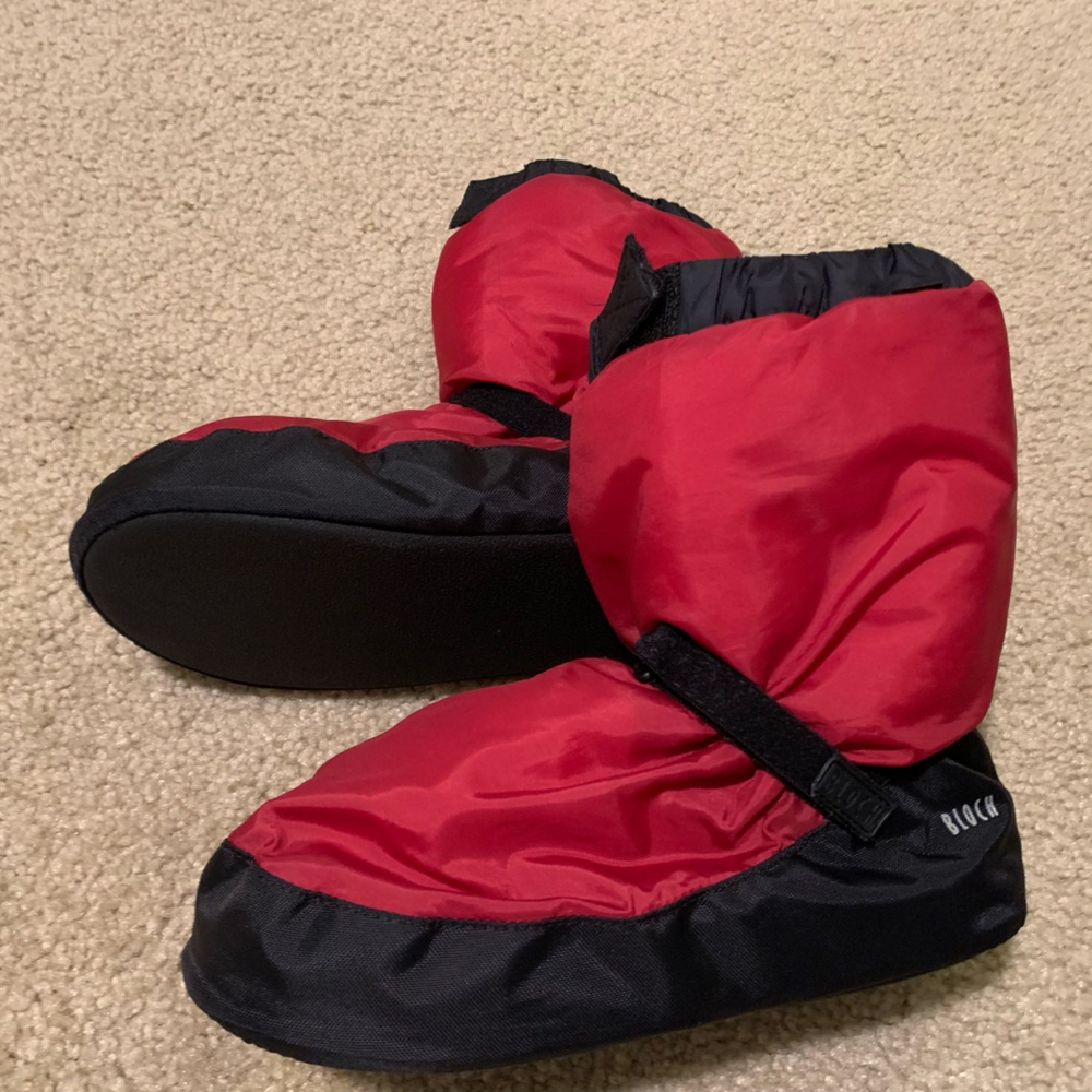 Red Bloch Dance Boots xs